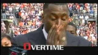 Shannon Sharpe Skydives into Investco Field Denver Channel 9 Coverage