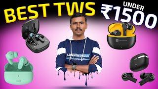 Top 5 Best TWS Earbuds Under ₹1500Best Truly Wireless Earphones Under ₹1500 in Tamil TB