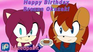 Birthday Gift for Brenna Okazaki Speedpaint