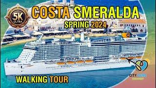 Cruise Costa SmeraldaWalking Tour- Stunning 2024: Step Into the Postcard Perfect Scenery- 5K Ultra