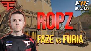 ropz POV | FaZe destroys FURIA in Shanghai Major Playoffs | CS2 Pro Gameplay (Mirage)