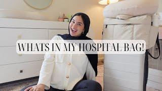 What's in my hospital bag as a first time mom!