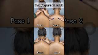 Como hacer masajes para el cuello #fisoterapia #dolor #ejercicioencasa #estres #dolordecuello