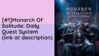 [C1] Monarch of Solitude: Daily Quest System - Destiny_Aitsuji audiobooks audio novelfull