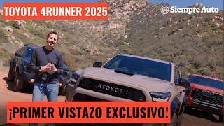 Toyota 4Runner 2025 ¡Nueva generación! Primer vistazo exclusivo a la versión TRD Pro | Siempre Auto