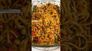 Roasted Tomato & Chickpea Pasta  | Easy Vegan Recipe for Ultimate Flavor!