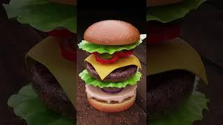 Mouth-Watering Burger Promo | Eye-Catching Food Ad Animation #pizza #motiongraphicsdesign