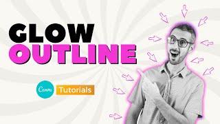 How to Create a GLOWING OUTLINE around your Photos in Canva