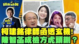 評論要負責！柯建銘時間斷點能敵律師函殺手鐧？中國船隻勾斷台灣纜線？軌跡圖露貓膩！柯文哲謊話連篇！陳智菡也成檢方虎頭鍘？【國民快報】20250107