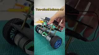 Two-wheeler balance mode demonstration#DIY #nano #programming #esp32 #arduino #robotics #diy #model