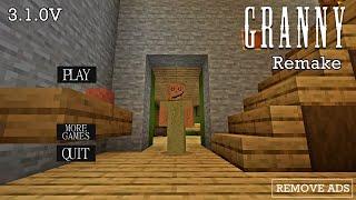 GRANNY REMAKE MINECRAFT GAMEPLAY