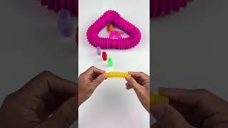 Mini Creating ASMR Satisfying POP TUBE #diy #satisfyingvideos#relaxing #creative #insideout #oddasmr