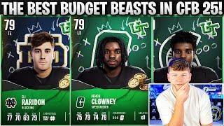 THE BEST BUDGET BEASTS YOU NEED IN CFB 25! BEST CHEAP CARDS!