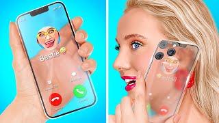 FUNNY PHONE TRICKS AND PRANKS || Cool Hacks And Pranks With Your Favorite Gadget By 123 GO! GOLD