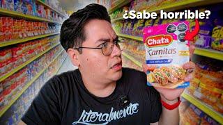 Probando COMIDA MEXICANA instantánea del SUPERMERCADO ¿Sabe rica?