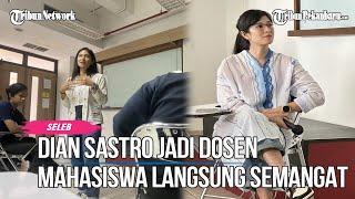 Viral Dian Sastro jadi Dosen UI, Warganet Kagum Parasnya yang Awet Muda