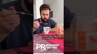Better not mess with Procurement Data! Do not try this at work! #procurement #procurementdoctor