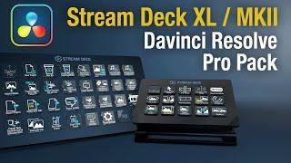 Stream Deck XL / MKII Davinci Resolve Pro Pack Installation