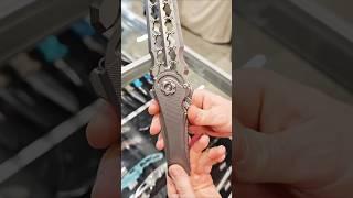 Чудо Нож Al-Khem от Poikilo Blade Два Состояния Клинка. Стенд Archer Club. Выставка Клинок 50 Москва