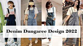 Denim Dungaree Design 2023 | Amazingly Jeans Jumpsuit Dresses | Trendy Teenager Rompers For Girls |