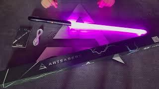 Black Simplex V2 base lit lightsaber from ARTSABERS