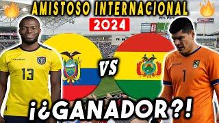  (CONFIRMADO)! SORPRENDE A TODOS  ALINEACION DE LA TRI ECUADOR VS BOLIVIA 2024 HOY AMISTOSO