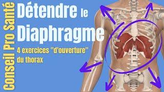 Respiration / Diaphragme : 4 exercices pour OUVRIR le THORAX