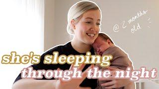 2 Month Old Sleeping Through The Night!!! | Clean + Chat With Me VLOG