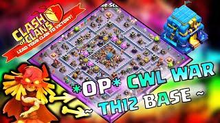 TOP 7 NEW BEST  TH12 WAR BASE LINK 2025, TH12 ANTI 2 STAR WAR BASE, TH12 CWL BASE CLASH OF CLANS