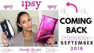 Coming back to Ipsy | Ipsy Glam Bag September 2018