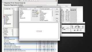 RSquared Adjusted from Stepwise Platform in JMP