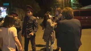 Пьяные девушки устроили дебош в центре Бишкека