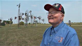 Owner of windmill farm gives dozens of classics a place to take a spin