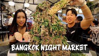 Insane Tower of Ribs at Popular Night Market in Thailand *SPICY HOT*