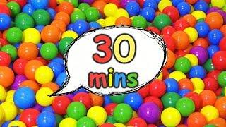 Ball Pit Show (Original) Plus Many More Videos For Kids | 30 Minute Educational Compilation