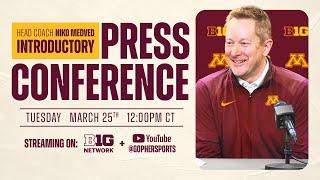 Introductory Press Conference: Niko Medved - Men's Basketball Head Coach