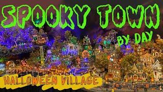 Spooky Village, by day. Halloween Display, Lemax.