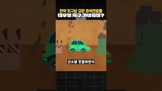 만약 모든 석유와 화석연료를 다 태우면 지구가 가벼워질까?
