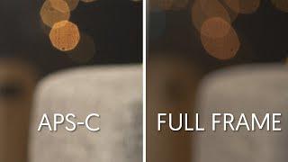 Does sensor size REALLY affect bokeh?