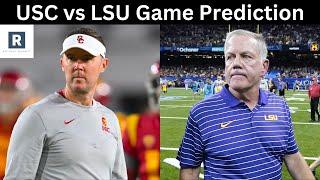 USC vs LSU Game Prediction | Week 1 College Football Picks