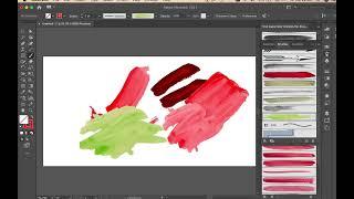 آموزش کار با براش در ایلاستریتور Brush in AI