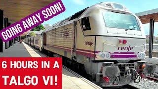 TALGO VI in 1st Class from ALGECIRAS to MADRID -  My last chance to ride it here. (4K)