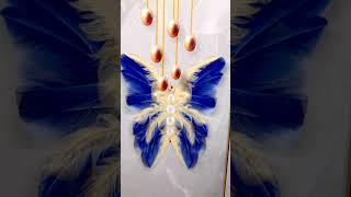 Fluttering Elegant Butterfly Crystal Glass Painting - YF Decor