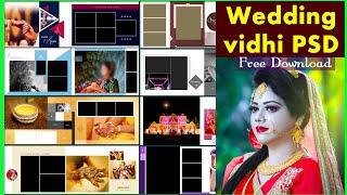 Creative vidhi PSD wedding template free download