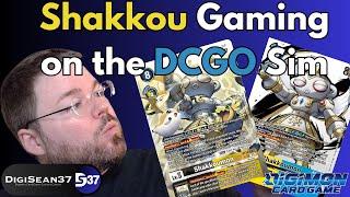 Playing Shakkoumon on the DCGO Sim | Digimon Card Game | BT16 Beginning Observer