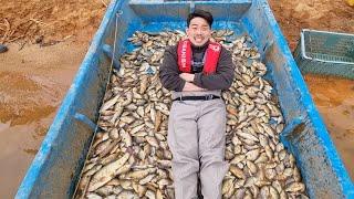 우리나라 저수지가 위험합니다..! 생태계 교란종 블루길을 수백마리 퇴치해보자! Kill blue gill