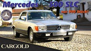 Mercedes 500 SLC, 1980, V8 flagship of the 107 series, only