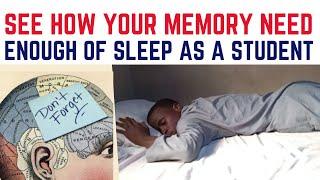 The impact of sleeping on you as a student: sleeping and memory