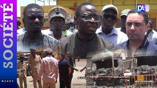 Incendie à Patisen: le ministre de l'Industrie Serigne Gueye Diop au chevet des victimes