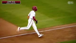 Arkansas' Kendall Diggs hits crucial three run home run in 8th inn vs. Army